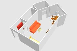 Vollmöblierte schöne zentrale  1 Zimmer-Wohnung Nähe Westpark – Westendstr. 272, 80686 Friedenheim, München – Vorschaubild 13