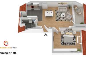 Gemütliche 2-Zimmer-Dachgeschosswohnung in ruhiger Lage von Aschaffenburg - ab 01.07.2026 – Gailbacher Straße 80 A, 63741 Schweinheim, Aschaffenburg – Vorschaubild 9