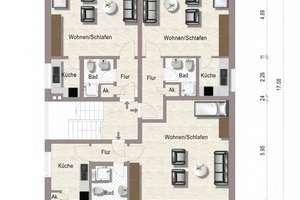 NOCH VERFÜGBAR! - Lichtdurchflutetes Appartement nahe Kalkumer Schloss – Die vollständige Adresse der Immobilie erhältst du vom Anbieter., 40489 Kaiserswerth, Düsseldorf – Vorschaubild 10