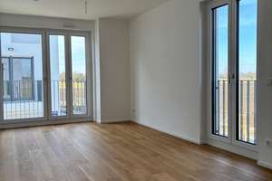 Neubau, sonnige 1,5-Zimmer-Wohnung mit gehobener Innenausstattung mit EBK in München Langwied – Leinweberweg 30, 81249 Lochhausen, München – Vorschaubild 2