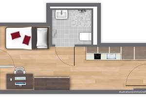 Single room for rent for 2 months – Die vollständige Adresse der Immobilie erhältst du vom Anbieter., 85055 Nordost, Ingolstadt – Vorschaubild 1