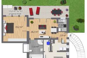 Mediterraner Charme! Großzügiges Zweifamilienhaus in bester Lage Bredeneys – Die vollständige Adresse der Immobilie erhältst du vom Anbieter., 45133 Bredeney, Essen – Vorschaubild 46