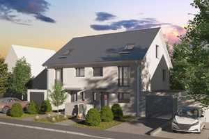 Neubau-Doppelhaushälfte: Modernes Wohnen in Feldrandlage von Großbettlingen – Esslingen (Kreis) – Vorschaubild 2