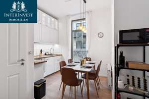 Ruhige Maisonette-Wohnung mit Dachterrasse im Innenhof – stilvoll möbliert möglich