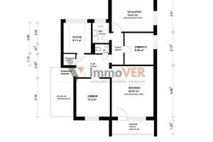 Modernisierte 4-Zimmerwohnung in Bremen-Obervieland – Die vollständige Adresse der Immobilie erhältst du vom Anbieter., 28277 Kattenturm, Bremen – Vorschaubild 14