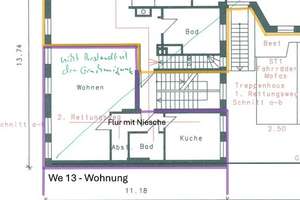 Helle 50qm 1-Zi. Whg mit Einbauküche (inkl Spülmaschine, Waschtrockner, Kühlschrank) – Immermannstraße 15, 39108 Stadtfeld Ost, Magdeburg – Vorschaubild 19
