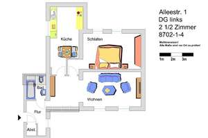 schicke Dachgeschosswohnung in Top-Lage ! mit WBS ! – Alleestraße 1, 45891 Erle, Gelsenkirchen – Vorschaubild 13