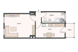 Die ideale Singelwohnung mit Balkon & Parkettboden – Thiemstraße 6, 39104 Buckau, Magdeburg – Vorschaubild 14