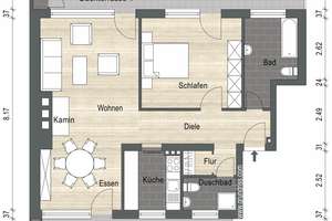 Penthouse mit zwei Dachterrassen in Top-Lage von Bredeney – Die vollständige Adresse der Immobilie erhältst du vom Anbieter., 45133 Bredeney, Essen – Vorschaubild 11