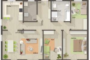 Halle (Saale) nördlich: Bungalow-Neubau auf 1125 qm Baugrundstück – Am Stoben 0, 6420 Edlau – Vorschaubild 6
