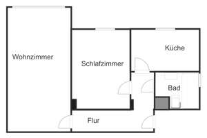 Schöne, geräumige und helle zwei Zimmer Wohnung in Osnabrück, Gartlage, renoviert – Bohmter Straße 14, 49074 Gartlage, Osnabrück – Vorschaubild 1