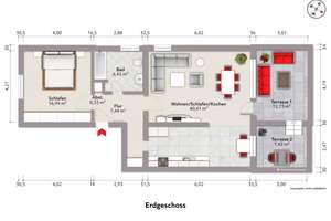 Hochparterre-Wohnung in Aplerbeck (Erbbaurecht) – Die vollständige Adresse der Immobilie erhältst du vom Anbieter., 44287 Aplerbeck (Ortsteil), Dortmund – Vorschaubild 11
