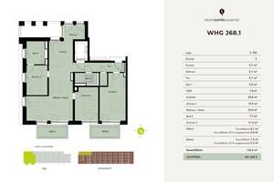 NEUES KAFFEEQUARTIER - 4 Zimmer - Wohnung mit zwei Balkonen – Johann-Jacobs-Straße 28, 28217 Überseestadt, Bremen – Vorschaubild 5