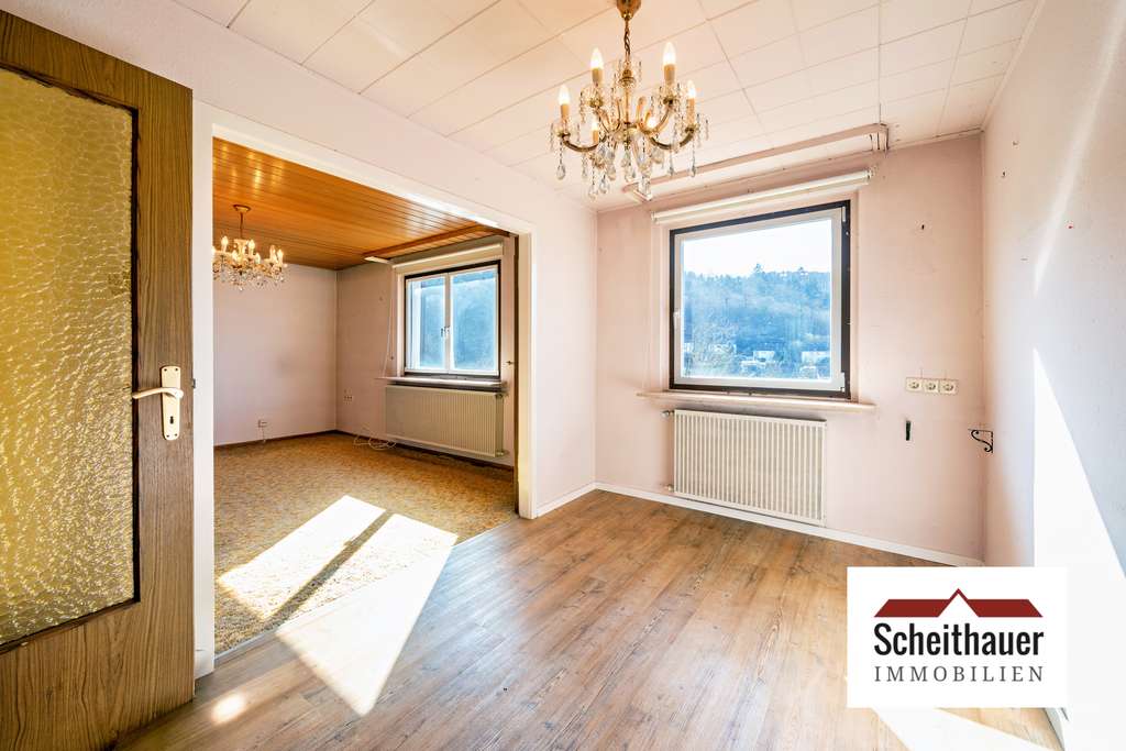 Immobilie in Mosbach - Doppelhaushälfte in attraktiver Aussichtslage mit Blick über die Stadt - Bild 4