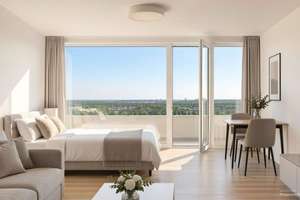 Über den Dächern Münchens - 11. Etage - Traumausblick, Englischer Garten, Schwabinger Lifestyle – Die vollständige Adresse der Immobilie erhältst du vom Anbieter., 80805 Alte Heide-Hirschau, München – Vorschaubild 3