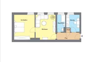 2-Raum-Wohnung im Zentrum von Dessau – Zerbster Str. 8, 6844 Innerstädtischer Bereich Nord, Dessau-Roßlau – Vorschaubild 7