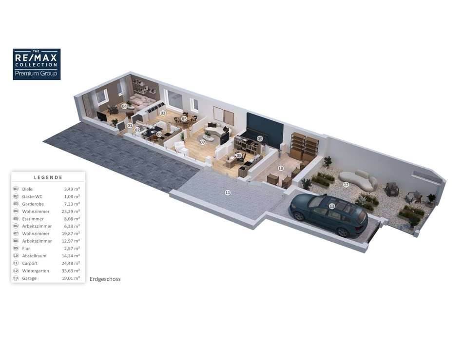 3D-Grundriss, EG