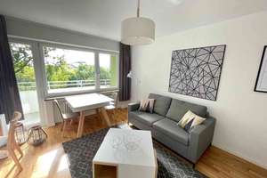 Möbliert und schick! Sanierte und voll möblierte 1-Zimmer-Wohnung mit Balkon – St.-Blasien-Str. 1a, 80809 Am Luitpoldpark, München – Vorschaubild 9