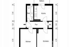 2-Raum-Wohnung mit Balkon – Wilhelm-Niemann-Straße 17, 39112 Leipziger Straße, Magdeburg – Vorschaubild 3