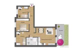 Erstbezug im Neubau: 4-Zimmer EG mit großem Garten, Ladenburg Nordstadt – Alte Leimengrube 7, 68526 Rhein-Neckar-Kreis – Vorschaubild 1