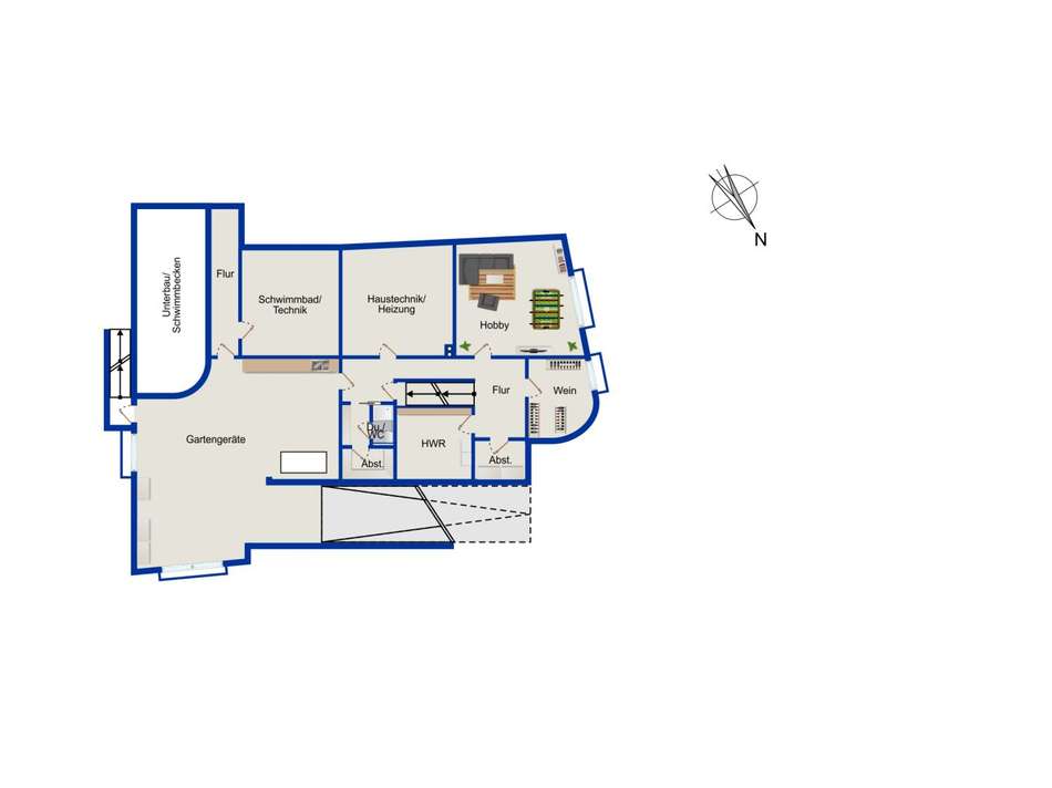 Grundriss Untergeschoss