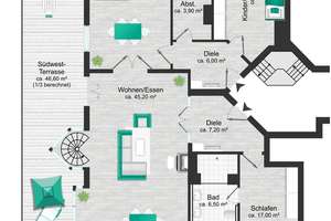 Ein Zuhause zum Ankommen - Großzügige Gartenwohnung in Alt-Solln – Die vollständige Adresse der Immobilie erhältst du vom Anbieter., 81479 Solln, München – Vorschaubild 14