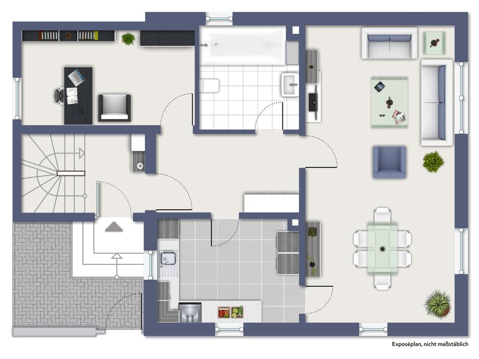 Grundriss Erdgeschoss