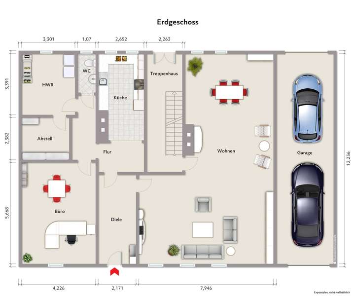 Grundriss Erdgeschoss