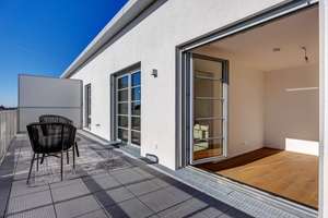 Alpenblick vom Bett aus - Dachterrasse -7.OG - 2,5 Zi-Whg., Homeoffice und EBK an U3 Obersendling – Die vollständige Adresse der Immobilie erhältst du vom Anbieter., 81379 Thalkirchen, München – Vorschaubild 10