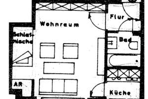 Voll Möblierte Exklusive 1-Zimmer-Wohnung mit EBK in München – Die vollständige Adresse der Immobilie erhältst du vom Anbieter., 80992 Alt-Moosach, München – Vorschaubild 3