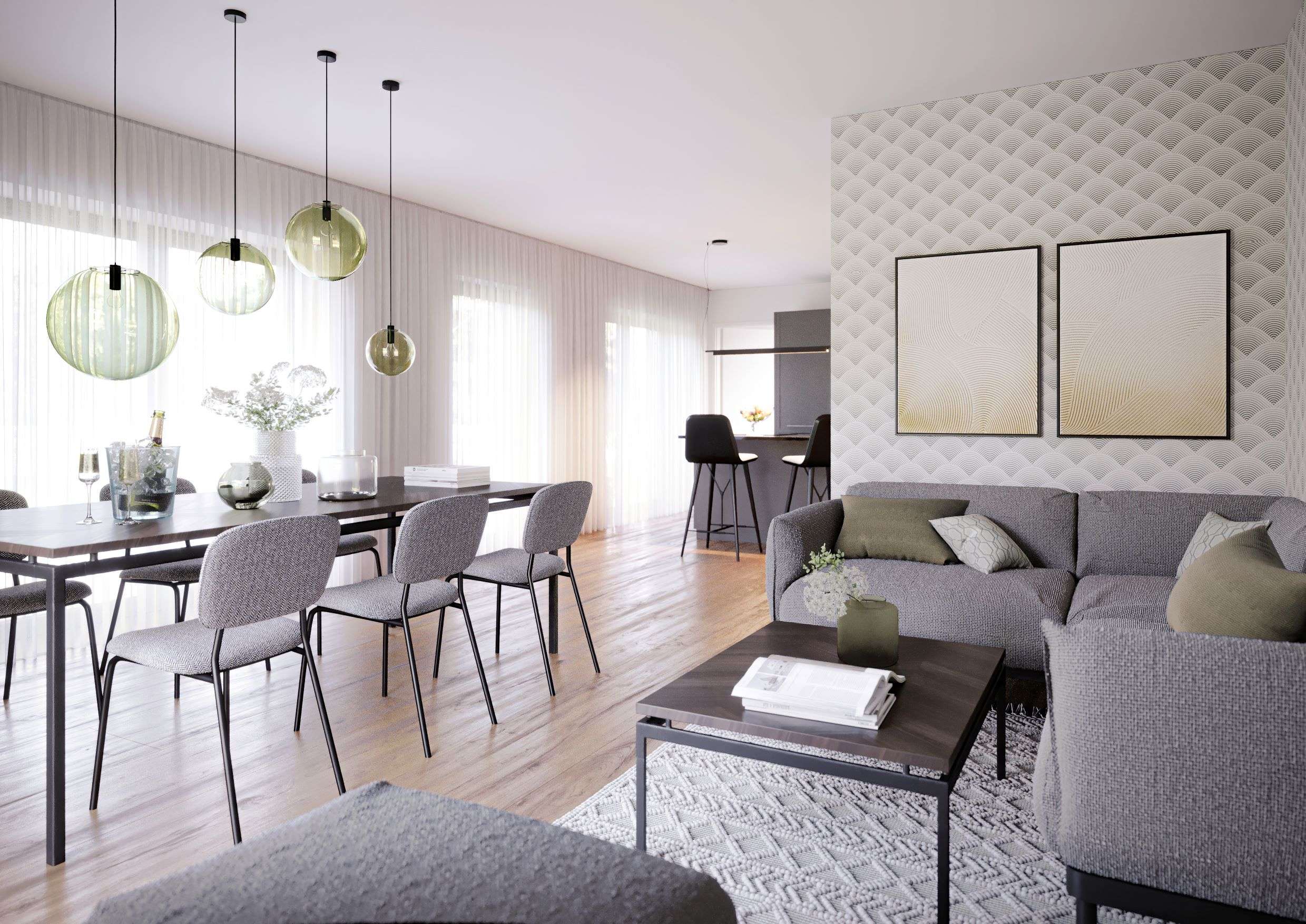 Immobilie in Willingshausen - Volle Raumnutzung ohne Schrägen: Modernes Danhaus mit Walmdach. - Bild 1