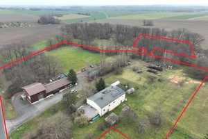 10 ha Anwesen mit großem Haus und Gewerbehalle – Nordsachsen (Kreis) – Vorschaubild 1