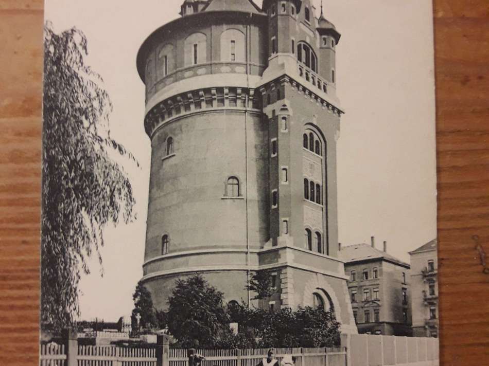 Der Wasserturm um 1900