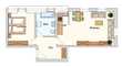 Auerbacher Str. 3, WE 09 --- schöne 2-Raum-Wohnung mit offenem Kochbereich und Tageslichtbad