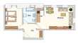 Auerbacher Str. 3, WE 09 --- schöne 2-Raum-Wohnung mit offenem Kochbereich und Tageslichtbad