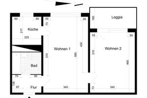 2 perfekt geschnittene Zimmer plus tolle Außenanlage – Hanns-Eisler-Platz 1, 39128 Kannenstieg, Magdeburg – Vorschaubild 2