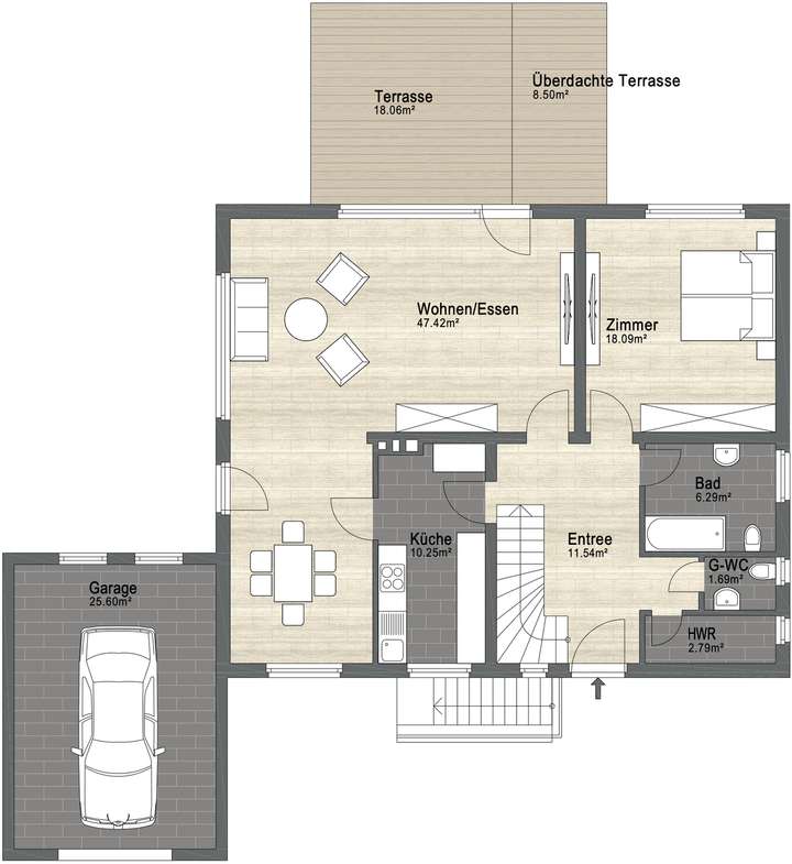 Grundriss Erdgeschoss