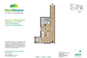 2 Monate mietfrei *! tolles Appartement mit Einbauküche, Balkon, Fussbodenheizung, Lift etc. – Kattenbrookstrift 51, 30539 Bemerode, Hannover – Vorschaubild 18
