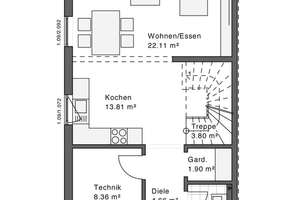 Neubau Doppelhaushälfte mit 5 Zimmern in Falkensee (KfW 40 QNG) – Die vollständige Adresse der Immobilie erhältst du vom Anbieter., 14612 Falkensee – Vorschaubild 2
