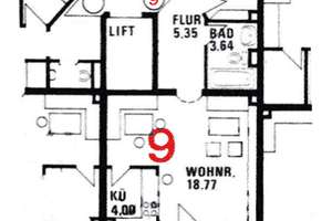 Tolle 2-Zimmer-Wohnung mit Balkon, Lift und TG-Platz – Die vollständige Adresse der Immobilie erhältst du vom Anbieter., 80809 Am Luitpoldpark, München – Vorschaubild 9