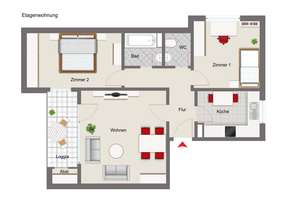 Bezugsfreie, attraktive 3-Zimmer-Wohnung mit grüner Aussicht in WOB-Westhagen – 38444 Westhagen, Wolfsburg – Vorschaubild 16