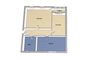 IMMOBERLIN.DE - Hübsche Wohnung mit verglaster Loggia in guter Lage – Die vollständige Adresse der Immobilie erhältst du vom Anbieter., 13437 Wittenau, Berlin – Vorschaubild 9