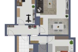 Schöne helle 3-Zimmer-Wohnung mit Balkon in Hannovers Südstadt – Sonnenweg 35, 30171 Südstadt, Hannover – Vorschaubild 2