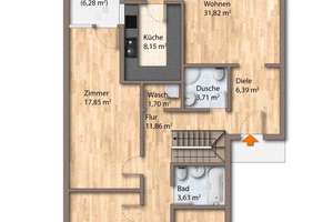 Schönstes Alt-Solln: 5-Zimmer-Wohnung mit Zukunftspotenzial  (Kauf gegen Gebot) – Die vollständige Adresse der Immobilie erhältst du vom Anbieter., 81479 Solln, München – Vorschaubild 13