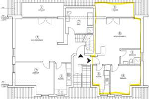 Möblierte 2-Zimmer-Wohnung mit Loggia und EBK in Frankfurt