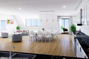 Traum im DG - Maisonette mit Dachterrasse - neu, modern und großzügig - Toplage in Untermenzing – Die vollständige Adresse der Immobilie erhältst du vom Anbieter., 80997 Allach, München – Vorschaubild 4