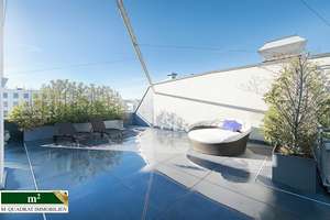 Luxuriöses Understatement! Penthousewohnung  über zwei Etagen mit großer Dachterrasse – Die vollständige Adresse der Immobilie erhältst du vom Anbieter., 40474 Golzheim, Düsseldorf – Vorschaubild 1