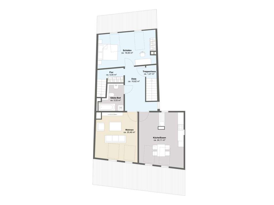 Grundriss Dachgeschoss 1