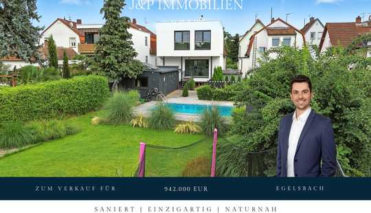 Bild von Luxuriöses EFH mit traumhafter Gartenlandschaft, Doppelgarage & Einliegerbereich
