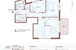 Komfort pur: Großzügiger 3-Zimmer-Neubau mit 2 Badezimmern & Balkon – Berliner Straße 160, 10715 Wilmersdorf, Berlin – Vorschaubild 7